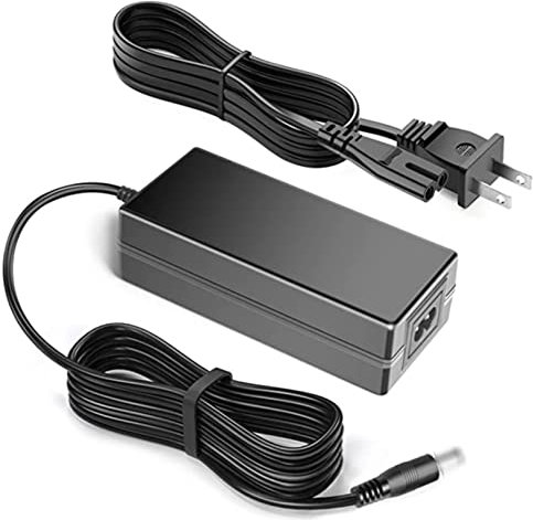 Kircuit AC/DC Adapter Compatible with Anker A1720 521 200W/256Wh Portable Power Station Solar Generator Backup Battery LiFePO4 11-28V 5.5A 65W Power Supply Cord Cable Battery Charger Mains PSU