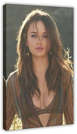 THNIKK Joey King Amerikanische Schauspielerin Wandkunst Dekor Poster Leinwand Poster Wandkunst Dekor Druck Bild Gemälde für Wohnzimmer Schlafzimmer Dekoration Rahmenstil 60 x 90 cm
