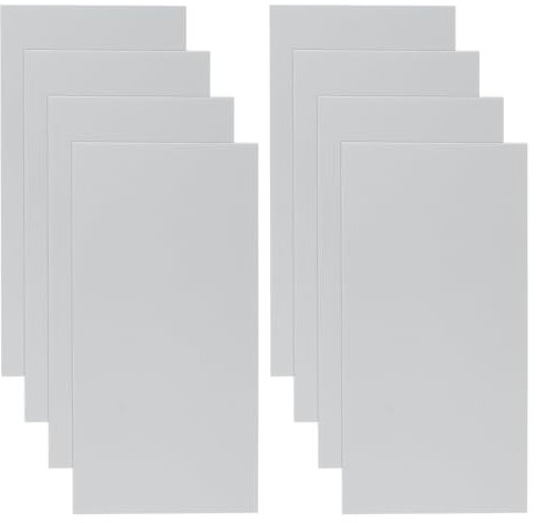 sourcing map 8Pcs Nylon Repair Patch 20cmx10cm Self-Adhesive Waterproof Tent Tape Fabric Repair Stickers for Down Jacket Outdoor Camping Gear Repair, Light Grey