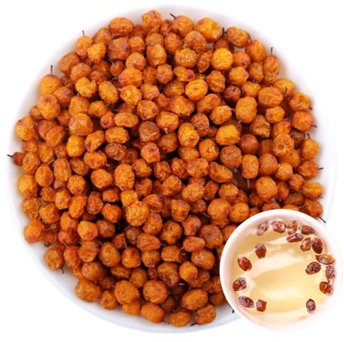 100% Sea Buckthorn Dried Berries 80G/2.82oz Raw Natural Wild Harvested Hippophae Fruit, No Additives, Yogurt, Smoothie, Snacks