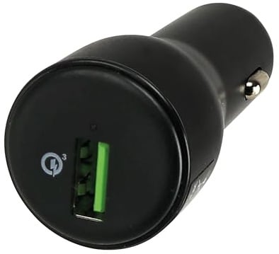 KFZ 18W Quick Charge Schnellladegerät Auto Lade Adapter USB-A 12/24V, 3,5A - 1 Port Akku-Aufladung über Zigarettenanzünder