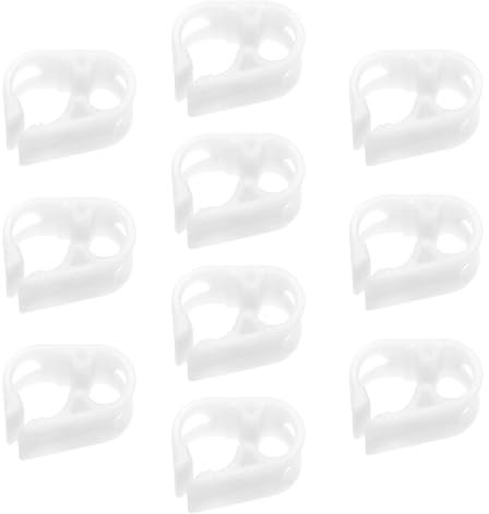 ECSiNG 10pcs Adjustable Tube Clamp PP Tubing Clamps Pipe Clamps Water Flow Control Clip Adjustable Tube Clam for Control Flow of Liquid in the Pipe Fit for 3-6mm Tube