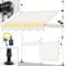 tillvex Tenda da Sole a Bracci con Manovella | Protezione Balcone, Regolabile, Senza Forare, a Manovella | Tenda resistente per Esterno ai raggi UV e regolabile in Altezza (300cm, Beige con LED)