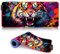 Tappetino per mouse XL da gaming, con tastiera RGB ninja, grande, XL (80 x 30 x 0,3 cm), per gaming/ufficio/casa, 9 colori statici e 3 dinamici
