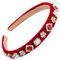 scicent Vintage Kristall Strass Stirnbänder Glitzern Diamant Haarreif Samt Dünn Haarbänder Party Hochzeit Kopfschmuck Mode Haarschmuck für Frauen - 27318