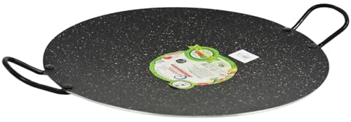 Sterling Ventures Non Stick Tawa Tava Pan Naan Roti Chapati Flat Bread with Short Handles 40CM