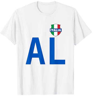 Italia AL Familie Freunde Gruppen Italien Flaggenpuzzle T-Shirt