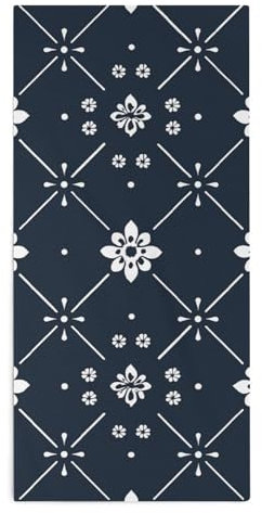 MNKTC Handtücher, Diamant-Plaid-Muster, bedruckte Handtücher, Gesichtstücher, Premium-Handtücher, ultraweich und sehr saugfähig, Handtücher für Badezimmer, Fitnessstudio, Dusche, Hotel und Spa, 72 x