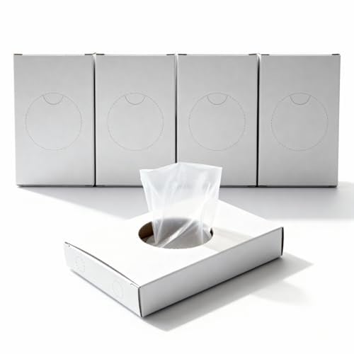Hygienebeutel aus Polyethylen (PE) 30 Stück je Box, PE-Hygienebeutel weiß, Damenhygiene-Beutel für Damenbinden & Tampons, Hygienebags für Hotels & Sanitäranlagen (5)