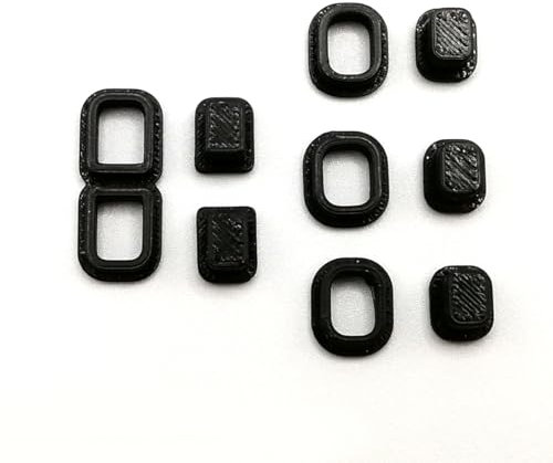 5 x Printbtw Replacement Power Buttons for Garmin Etrex Bicycle Computer Road Bike (Black)