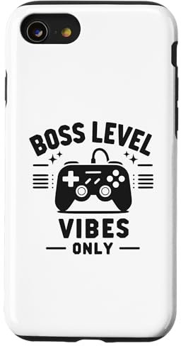 iPhone SE (2020) / 7 / 8 Boss Level Vibes Only Gamer Gaming Fun Case