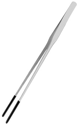 Edelstahl -Reptilien -Fütterungszange, extra lange Reptilien -Fütterungszange | Bärtiger Drache langer Pinzetten,10,6 Zoll Edelstahl -Terrariumversorgungen für Spinnenschlangen