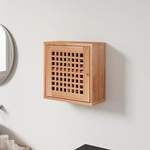 Woonisher Wandschrank 42x18x42 cm Massivholz Nussbaum kommoden & sideboards allzweckschrank