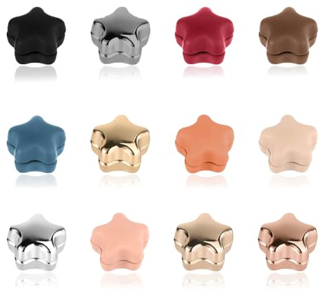 svpfuo12 Pièces Pinces À Hijab Magnétiques, Épingles Magnétique Puissante, D'aimants pour Hijab, Procédé Anticorrosion, Adapté pour Fixer les Écharpes, Décorer les Vêtements et Éviter la Transparence