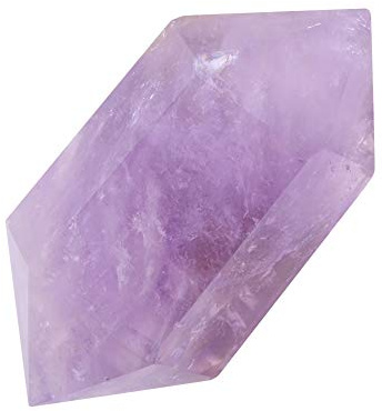 KIMISS Amethyst-Kristall-Heilsäule – Natürlicher Violetter Quarz für Heimdekoration und Bastelarbeiten, für Zimmerpflanzen und DIY-Schmuck