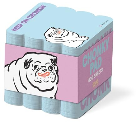 Knock Knock Keep On Chonkin’ Chonky Note: Cube Notepad (Knock Knock Chonky Notes)