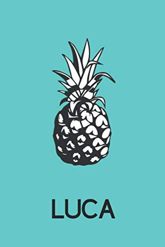 Luca: Personalisiertes Notizbuch Geschenk Tagebuch 120 Seiten Dotgrid blanko