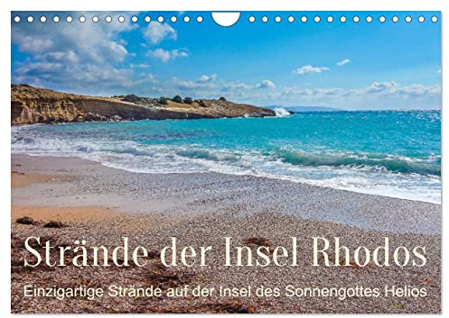 Strände der Insel Rhodos (Wandkalender 2026 DIN A4 quer), CALVENDO Monatskalender: Die Strände der Insel Rhodos im Jahresüberblick (CALVENDO Orte)