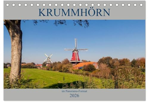 Krummhörn im Panorama-Format (Tischkalender 2026 DIN A5 quer), CALVENDO Monatskalender: Beeindruckende Panorama-Aufnahmen aus Krummhörn in Ostfriesland (CALVENDO Orte)