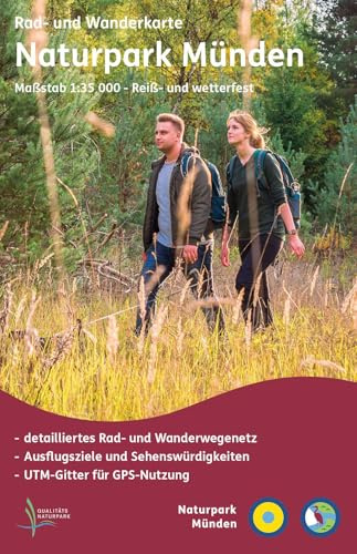 Naturpark Münden: Rad- und Wanderkarte