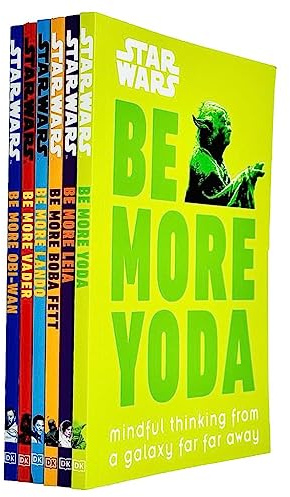 Star Wars Be More Series 6 Books Collection Set By Christian Blauvelt & Joseph Jay Franco & Kelly Knox(Yoda, Leia, Boba Fett, Lando, Vader & Obi-Wan)