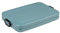 Mepal Brotdose Flat – Brotdose To Go - Lunchbox für 4 Brotscheiben - Meal Prep Box - Brotdose Erwachsene - Essenbox mit Unterteilung - Nordic green