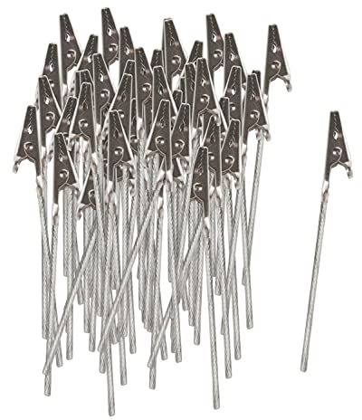 VBS Memo-Halter Bildhalter Klammer 50 Stück bastlen DIY 8,5cm Metall