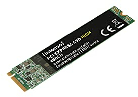 Intenso 3834450 Interne M.2 SSD PCIe High Performance, 480 GB, bis zu 1700 MB/s, (PCI Express Gen.3x4 NVME 1.3)