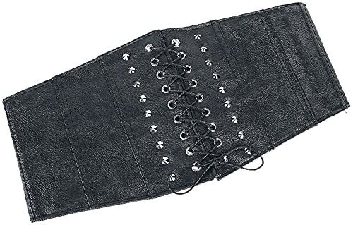 Jawbreaker Faux Leather Belt Frauen Gürtel schwarz