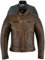 Texpeed Braun Motorrad lederjacke herren mit protektoren - Leder mit Rautensteppung - Motorrad Mit Original Biker Rüstung (EN 1621-1) Schutz 4XL
