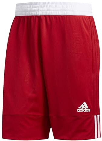 adidas Men's 3G SPEED REVERSIBLE SHORTS, Power Red / White, S