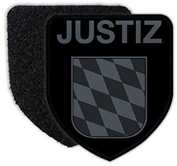 Copytec Justiz Bayern Tarn Steingrau Bundesamt Behörde Ministerium Wärter Patch #32830
