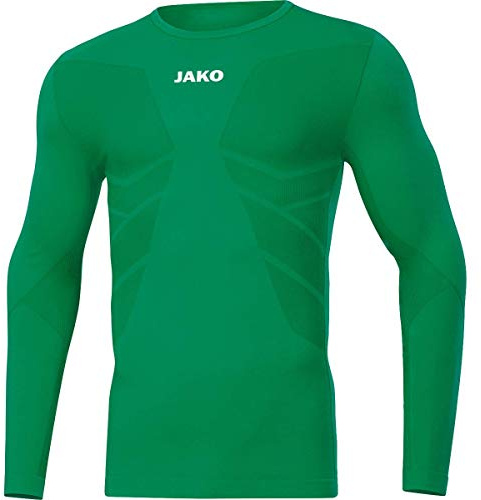 JAKO Longsleeve Comfort 2.0, Größe:S, Farbe:sportgruen