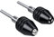 Bestgle 2pcs Mandrino senza Chiave Trapano Elettrico Adattatore Metallo Nero Rapido Ricambio Universale 3MM Stelo per Smerigliatrice Elettrica