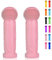 OTFAITP Roller Griff Lenker 1-Paar Fahrrad Griff Fit für 2-3-4 Räder Kid Kick Roller,Kinder Fahrrad,Drifting Roller,Schaukel Roller (Hellrosa)