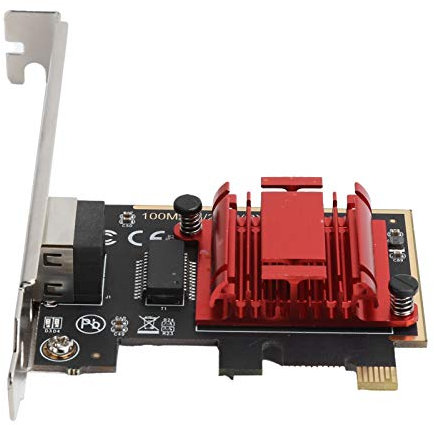 fasient1 TXA092 Tarjeta de Red PCIE Gigabit, Tarjeta Adaptadora de Red PCI-E para Computadora, Adaptador PCI Express Gigabit Ethernet, Tarjeta de Red Gigabit