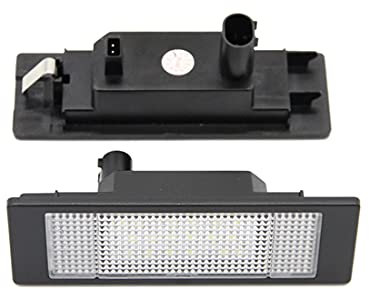 MOLEAQI Led Number License Plate Lights For B-MW E63 E64 E81 E85 E86 E87 650i M6 Z4 645Ci Plug-N-Play Car-Styling Led Replacement Lights