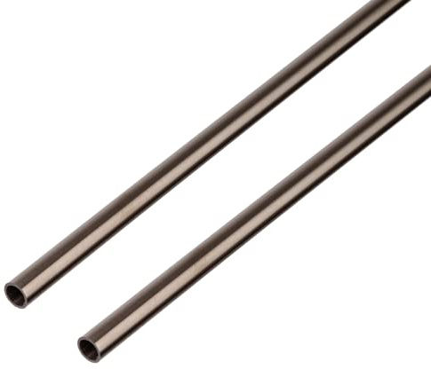 Alberts 499129 Rundrohr | Edelstahl | 1000 x 10 x 1 mm | 2er Set