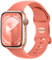 Charlam Compatible con Correa Apple Watch 38mm 40mm 41mm para Mujeres Hombres, Deportivas de Silicona Correas Compatible con iWatch SE Series 8 7 6 5 4 3 2 1, 38mm/40mm/41mm, Coral