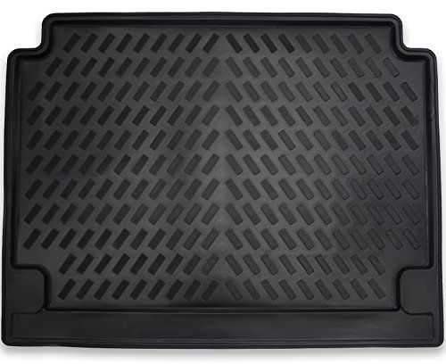 ELMASLINE Alfombrilla para maletero de Peugeot Rifter a partir de 2018 | borde extra alto de 5 cm | Alfombrilla de goma 3D para maletero