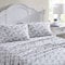 Laura Ashley Home - Parure de lit en Flanelle de Coton, brossée pour Plus de Douceur et de Confort (Toilette Noire, lit Double)