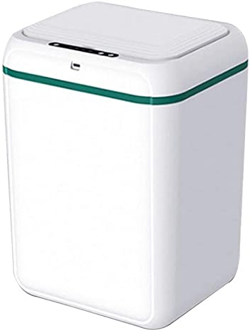 Poubelle Automatique Automatique Capteur Poubelle Rectangle Intelligent Capteur Poubelle avec Couvercle pour La Maison Bureau Cuisine