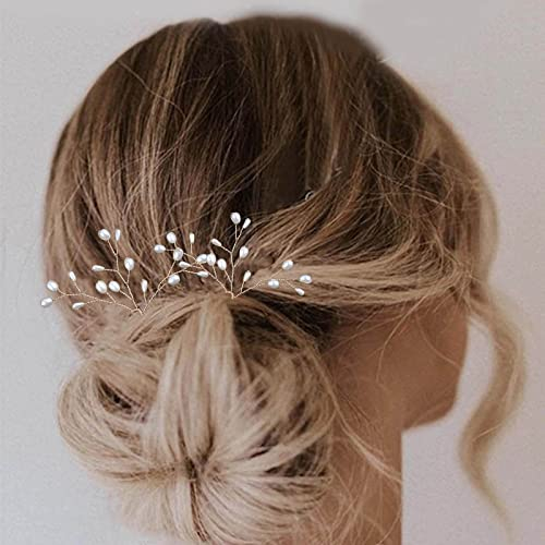 Wendalern Barrette Pour Cheveux De Mariage En Perles Dorées De Culture Épingle Postiche Accessoires De Cheveux Pour Femmes Et Filles