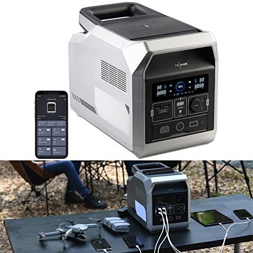 Batterie nomade et convertisseur solaire connecté HSG-1280 avec onduleur 1280 Wh [revolt]