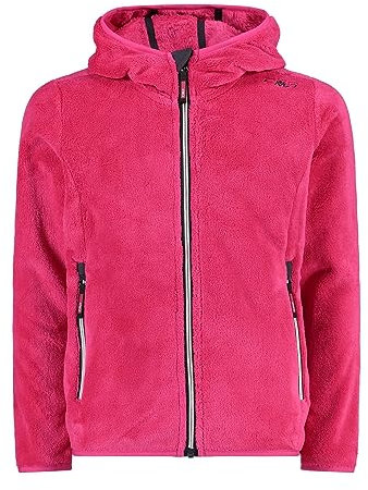 CMP - Giacca Kid G con cappuccio fisso, Fuxia, 92