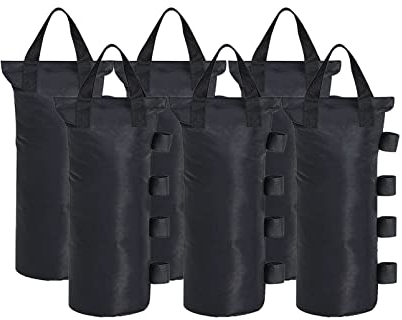 Dongawin YD-0725001 - Bolsa de pesas, pesas para patas para tienda de campaña emergente, peso para cenador, sombrilla de patio (6, circular)