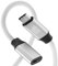 JAMEGA - USB C 3.2 Verlängerungskabel 10Gbps 60W 4K@60Hz Videoübertragung Weiß 1m | Kompatibel mit iPhone 15 Pro Max iPad Pro Air Samsung Macbook Tablets Huawei uvm.