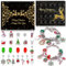 Adventskalender Schmuck, Adventskalender 2025 Mädchen Kinder, Adventskalender Mädchen 24 Bastelset Weihnachten, Geschenke für Mädchen 4-13 Jahre,Weihnachtsgeschenke für Kinder Adventskalender Füllung