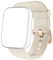 RUIMEN Correa de reloj inteligente D1, correas de repuesto impermeables ajustables de silicona suave para reloj inteligente D1 (Blanco lechoso)