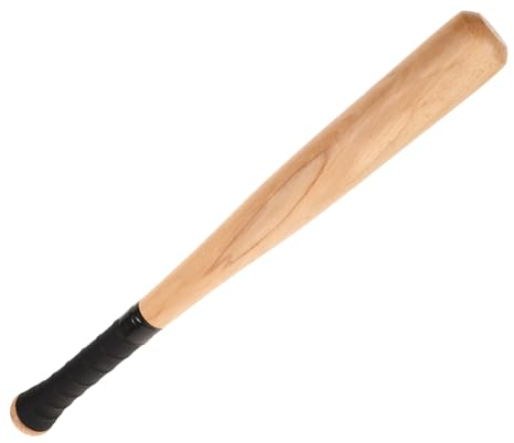 BELLIFFY Baseballschläger Aus Massivem Holz Leichter Baseballschläger Stilvoller Holzstab Tragbarer Baseballschläger Vintage Baseball Übungsschläger Tragbarer Baseball Trainingsstock